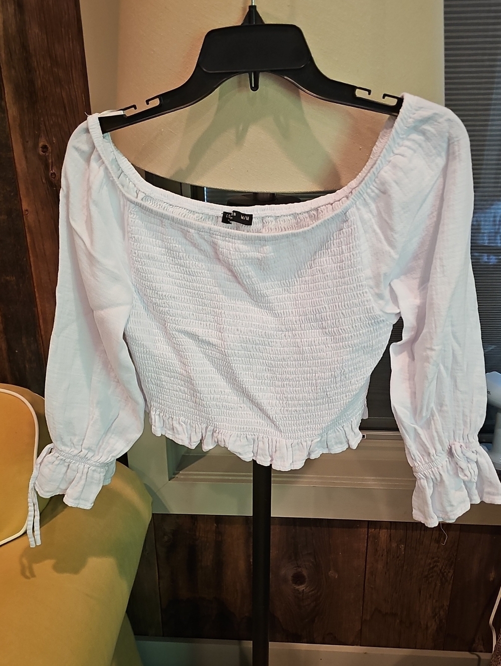 Cotton On White Crop Top